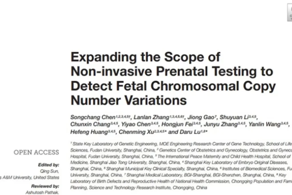 Empowering Non-nvasive prenatal testing with Cutting-Edge Sequencing Technology