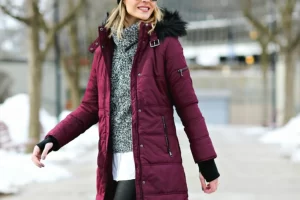 Winter Style with IKAZZ Women's Long Puffer Coat