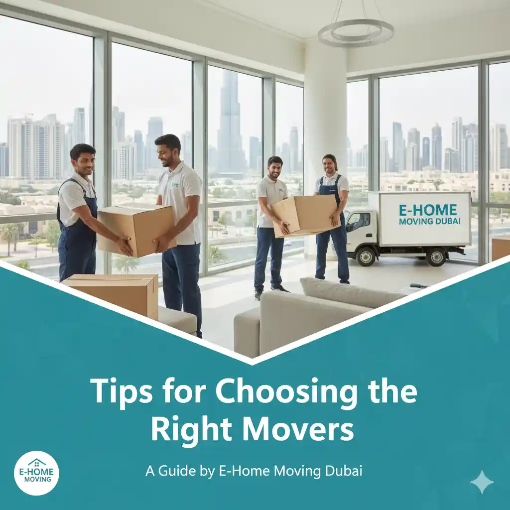 Tips for Choosing the Right Movers: A Guide by E-Home Moving Dubai