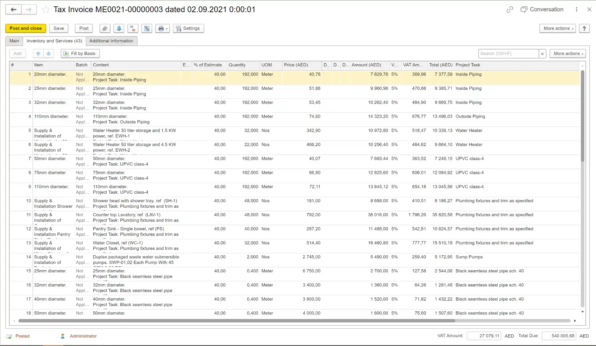 procurement software for construction